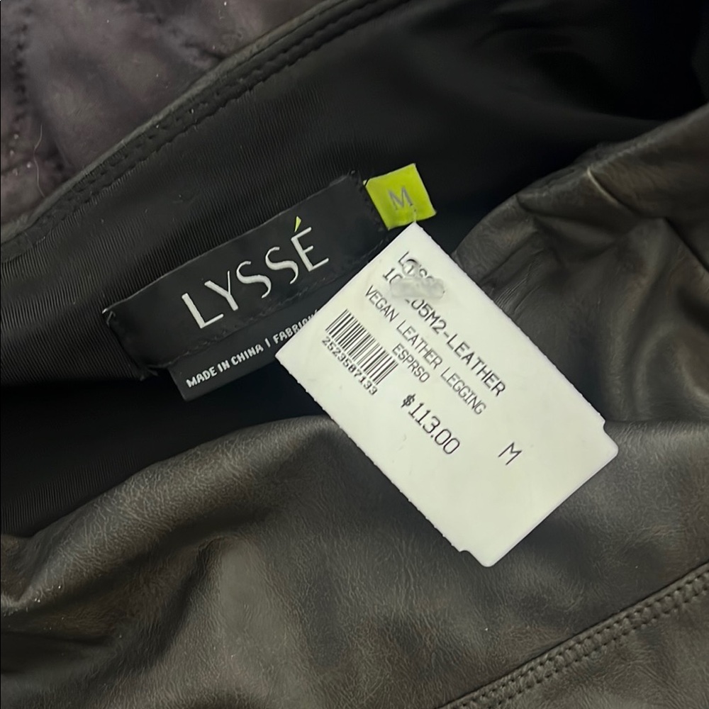 Lysse Dark Leather Leggings